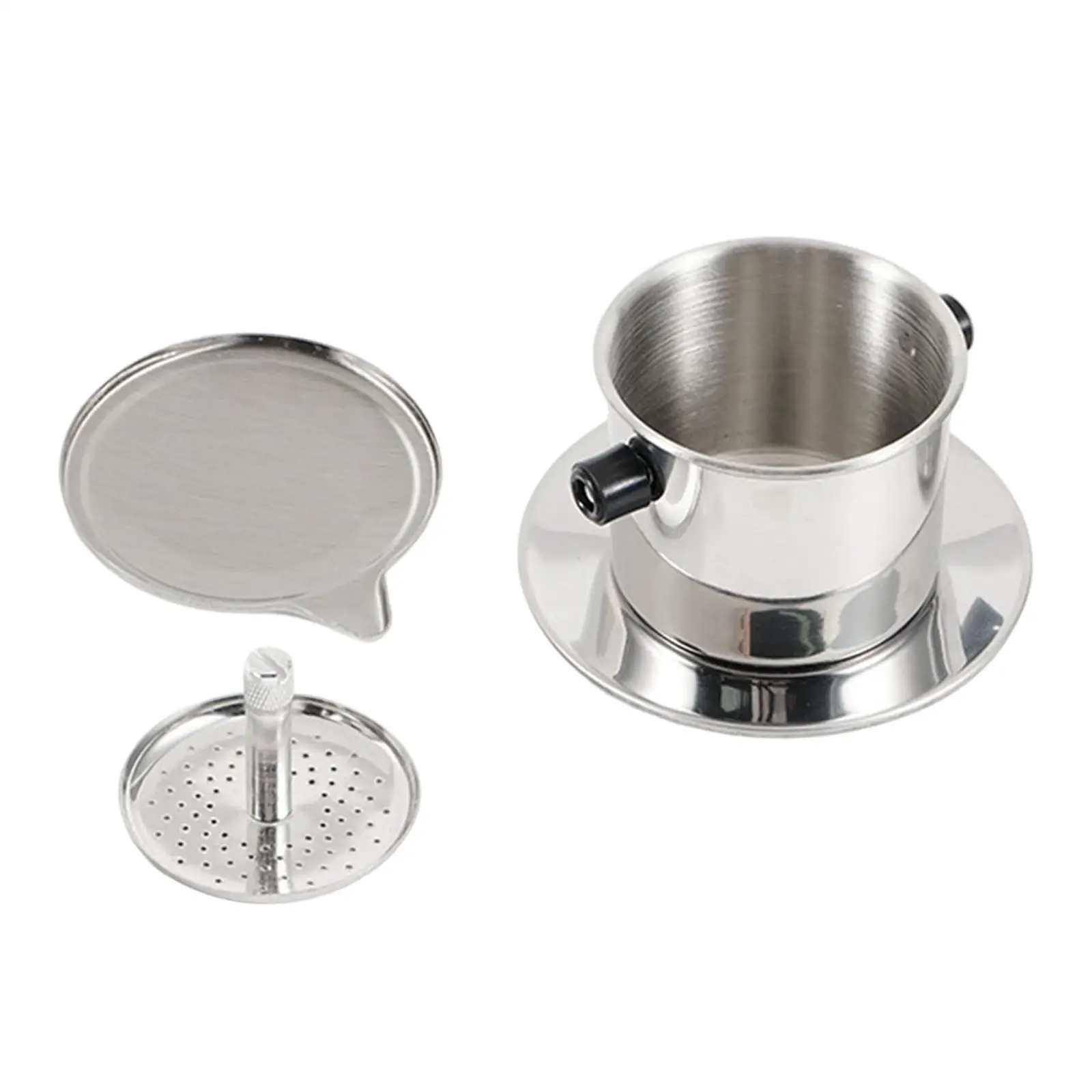 Coffee Dripper Stainless Steel Portable Filter Cone Replacement Maker for Coffee Machine Accessories and Travel