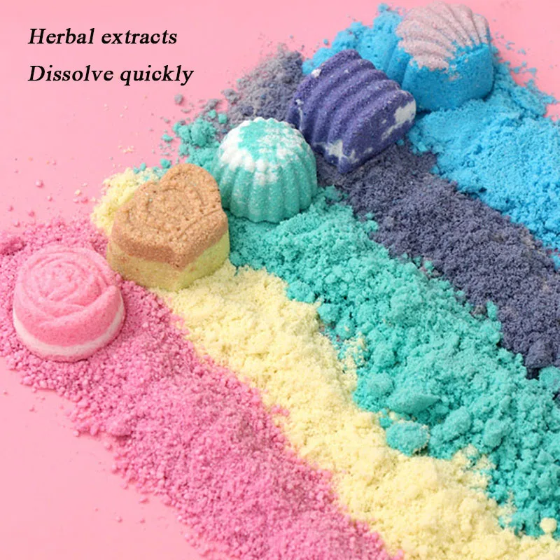 25 قطعة/صندوق من الضروري النفط القدم نقع كرات العام ملح البحر المواد الخام ترطيب دافئ القدم حمام الملح الزنجبيل حمام الكرة