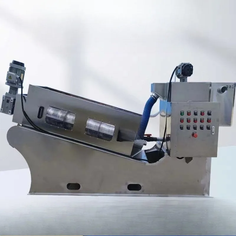 

Stacking machine Wastewater recycling machine Stacking screw sludge dewatering dry wet separation aquaculture sewage treatment