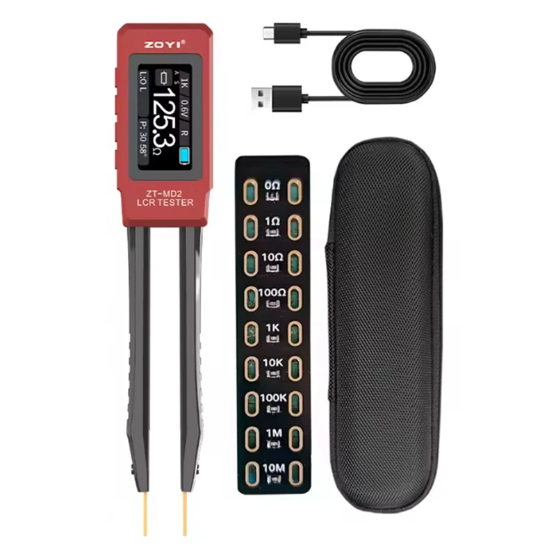 -MD2 Digital Smart Tweezer Meter for Resistance Capacitance Inductance Intelligent Digital Tweezers Calibration Board