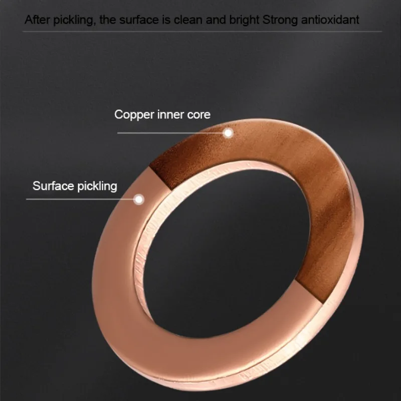 200 Pz O Tipo Guarnizione Rondella di Rame Rosso Guarnizione di Tenuta in Rame Rondella Tappo di Coppa Olio per Barca Crush Anello di Tenuta Piatto Strumento 9 Formati