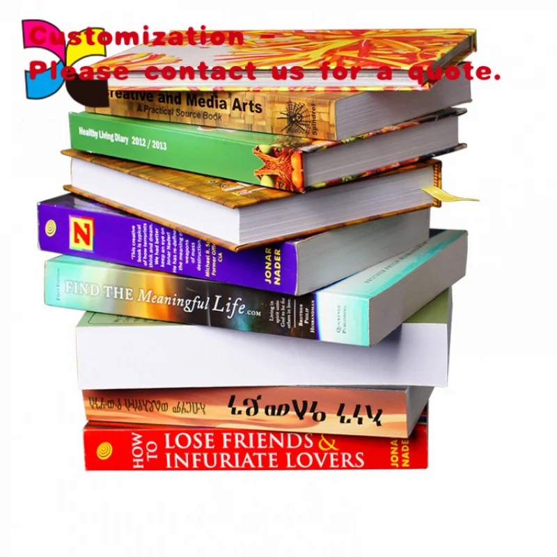 

custom.Factory Paperback Binding Book Printing Own Design Book Custom Size Softcover Book