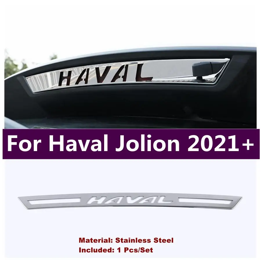 

Stainless Steel Taillight Brake Light Stop Lamp Protector Strip Covers Trim Fit For Haval Jolion 2021 - 2024 Car Accessories
