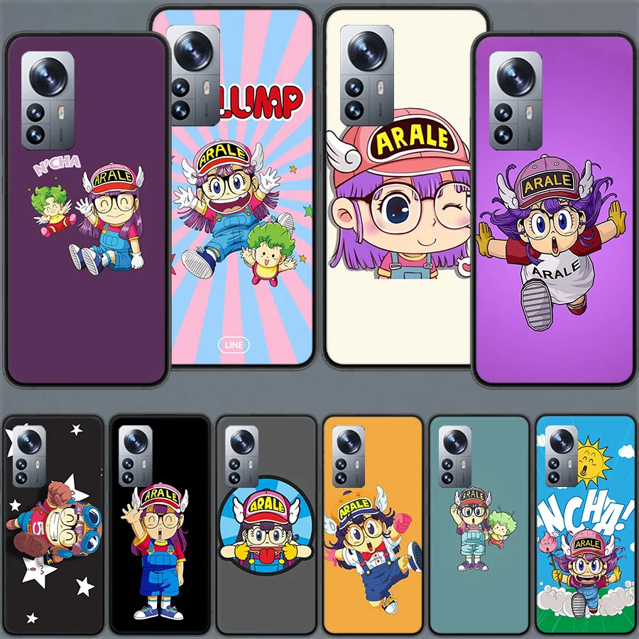 Dr.SLUMP ARALE CHAN Phone Case For Xiaomi Mi 13 12 Lite 12T 12X 11 Ultra 11i 11T 10 10T 9 Pro 8 CC9 CC9E 6X 5X A2 A1 Cover