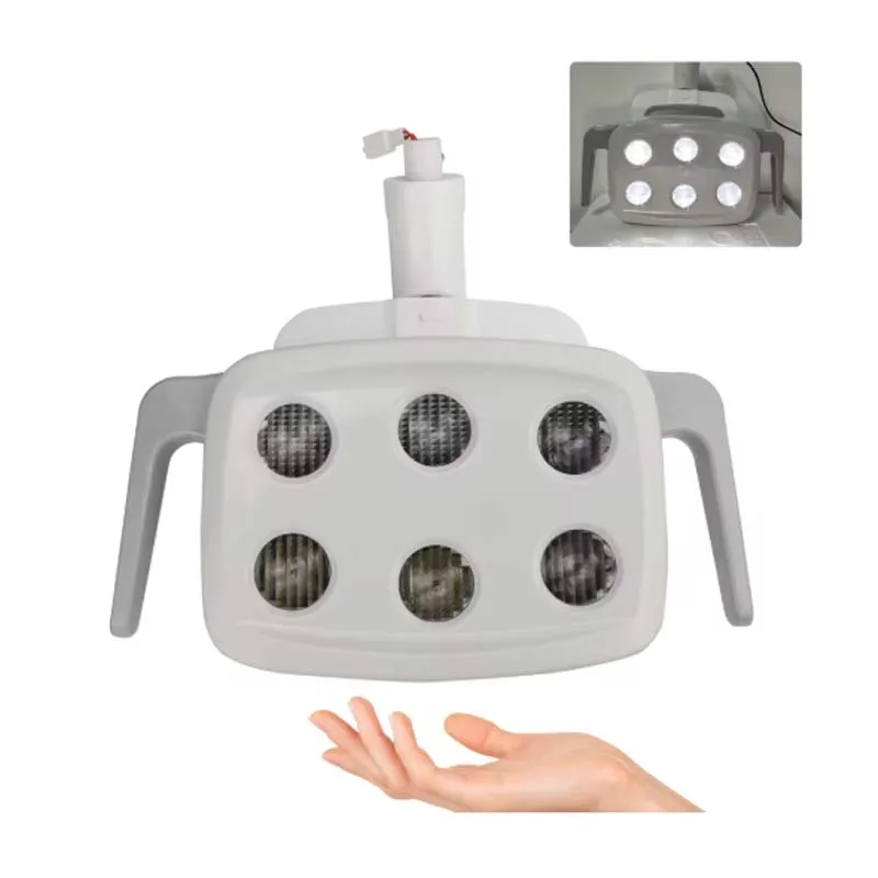 6LED Dental LED Lamp Oral Light for Dentistry Operation Light Chair Inductive Infrared Spotlight Oral Care Teeth Whitening Tool