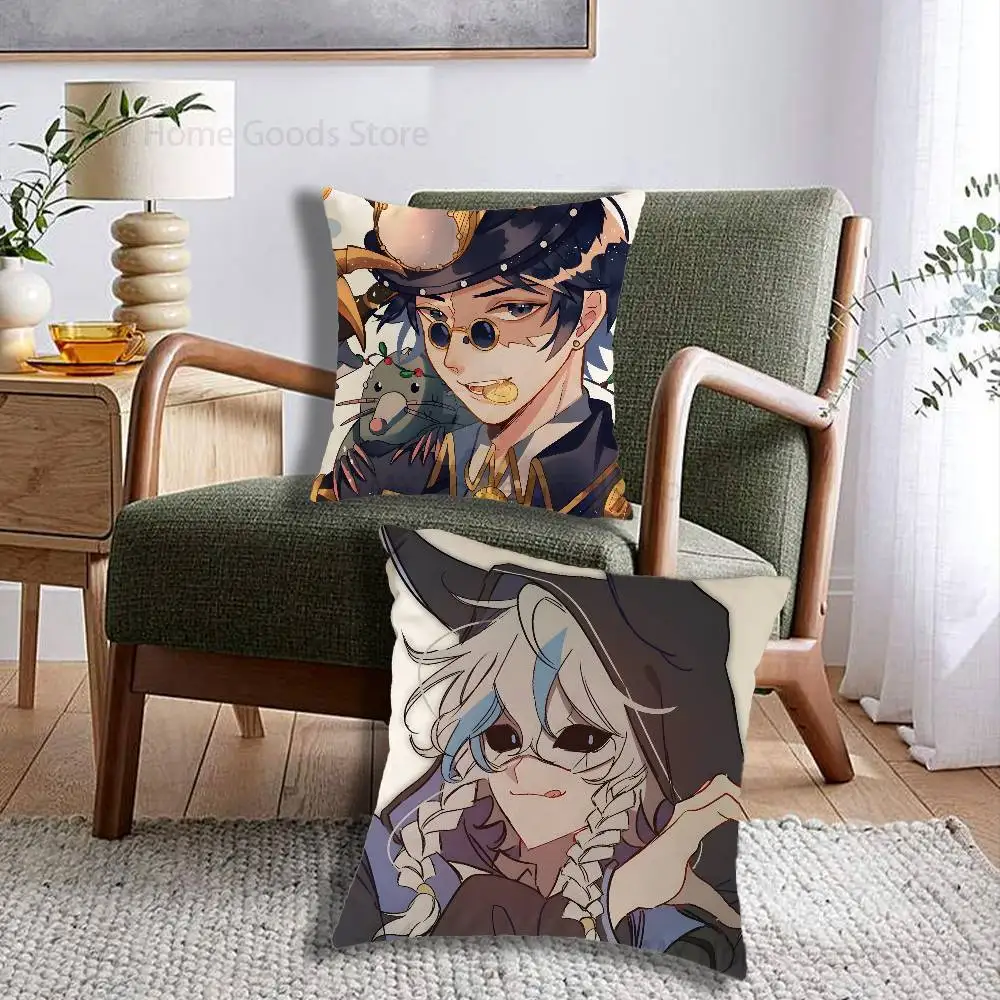 Game Identity V Ithaqua Little Girl Ada Print Throw Pillow Cover Square Cushion Case for Living Room Bedroom Decor