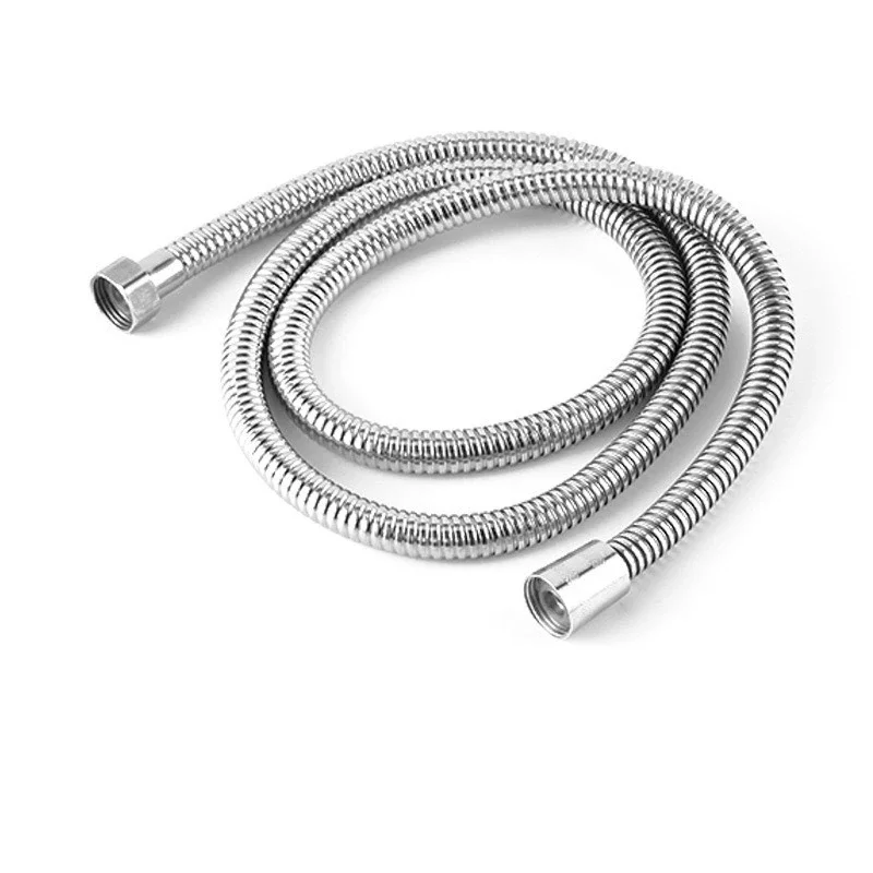 1.5/2 متر الفولاذ المقاوم للصدأ دش خرطوم معدني أنابيب المياه الساخنة الحمام رذاذ رئيس دش أداة مرونة عالية أنابيب المياه العامة
