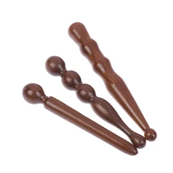1PC Wooden Spa Muscle Stick Cellulite Deep Tissue Fascia Trigger Point Release Self Foot Body Thai Massage Stick Tools