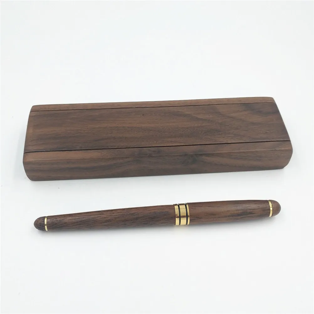 Wooden Fountain Pen Set Elegant Stylish Design Perfect for Birthday Anniversary Fathers Day Graduation Gift Case Pens for Gifts