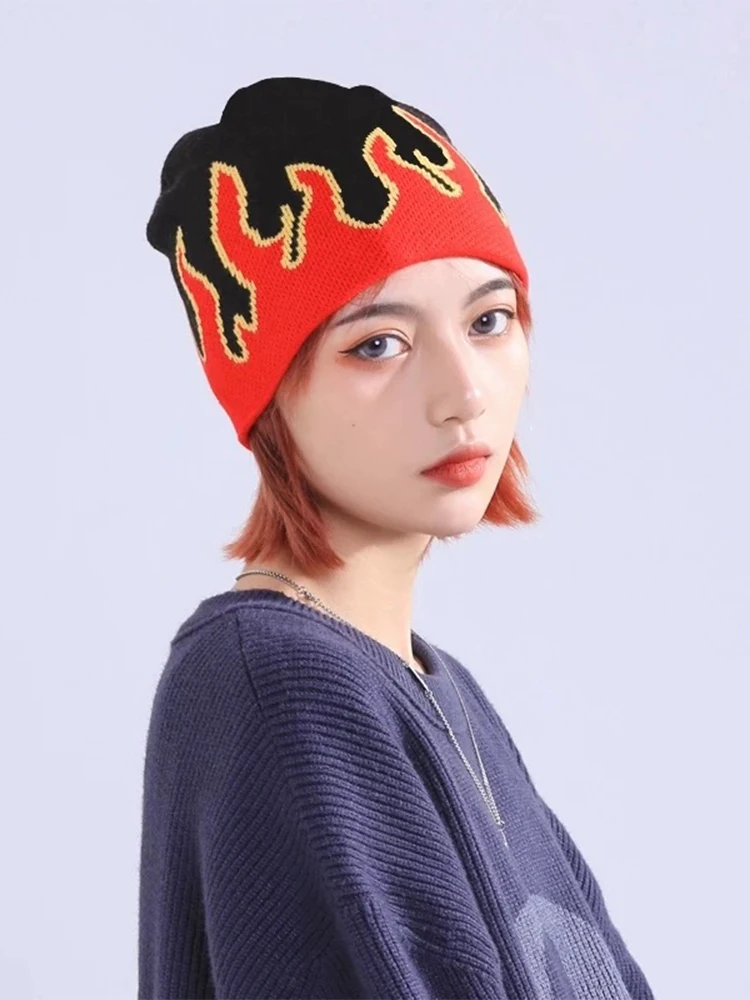 Autumn and Winter Y2K Men Women American Style Letter Wool Bucket Knitted Hats Warm Comfortable Versatile Fashion Hip Hop Street - view 5