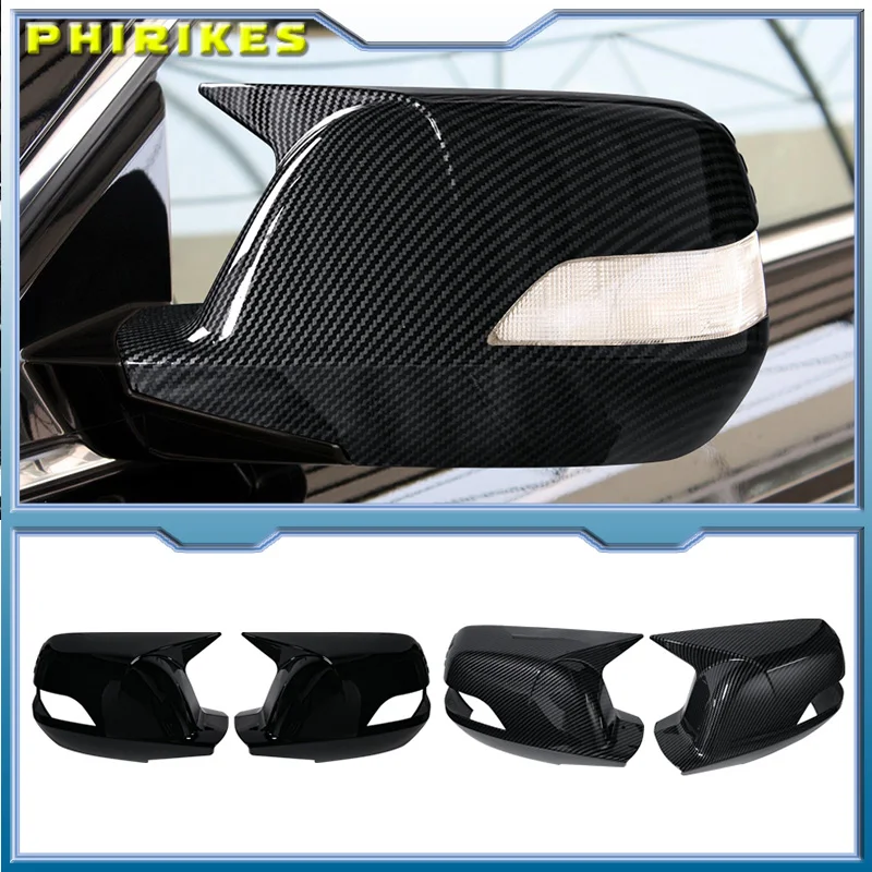 Für Honda CR-V CRV 2007-2011 Rück Seite Spiegel Abdeckung Flügel Kappe Außentür Rückansicht Fall Trim Carbon faser