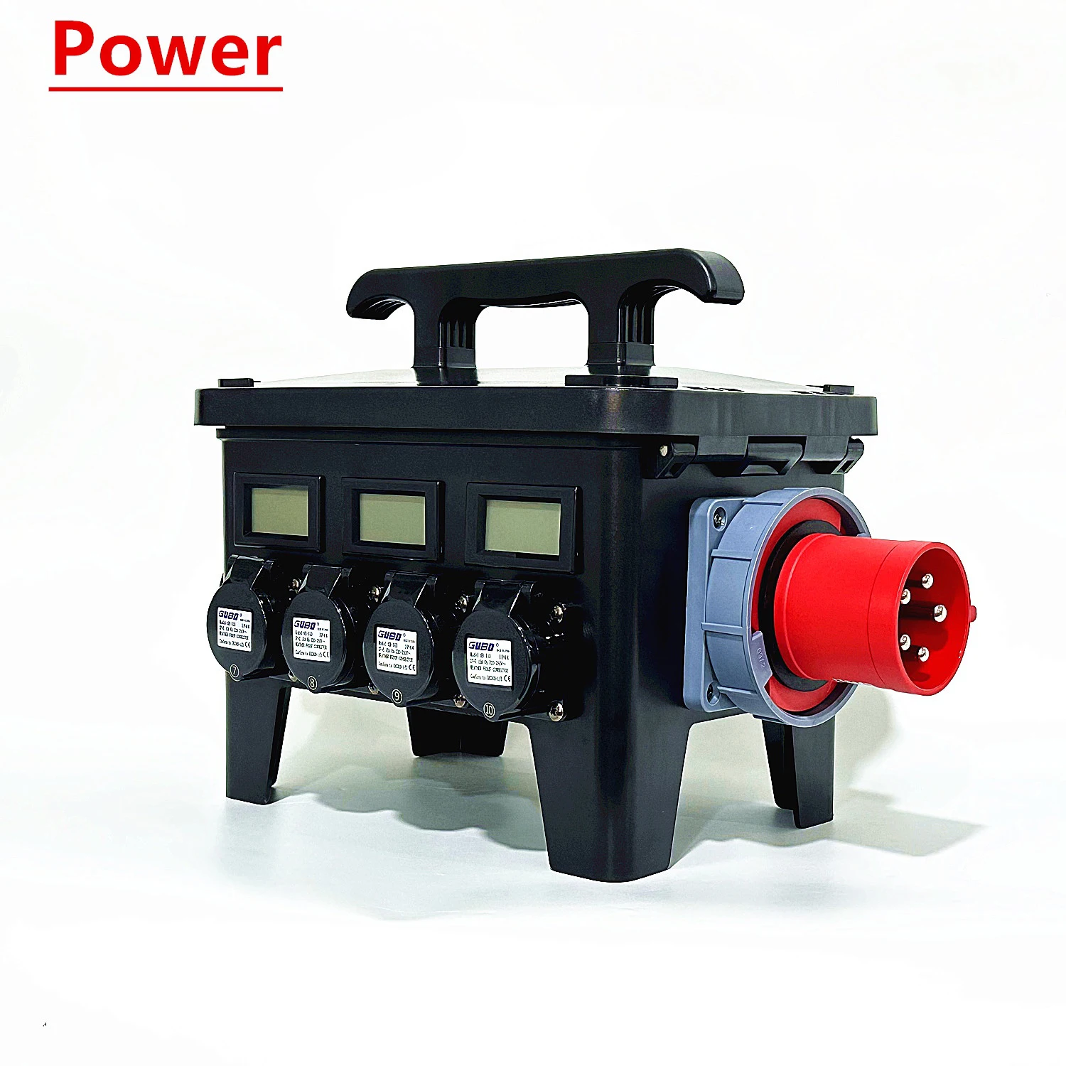 Outdoor Waterproof Project Maintenance Distribution Power Case Box, Portable Aviation Industrial Plug Socket Power Box