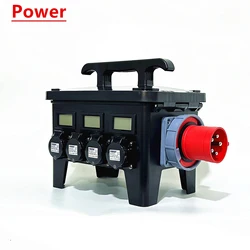 Outdoor Waterproof Project Maintenance Distribution Power Case Box, Portable Aviation Industrial Plug Socket Power Box