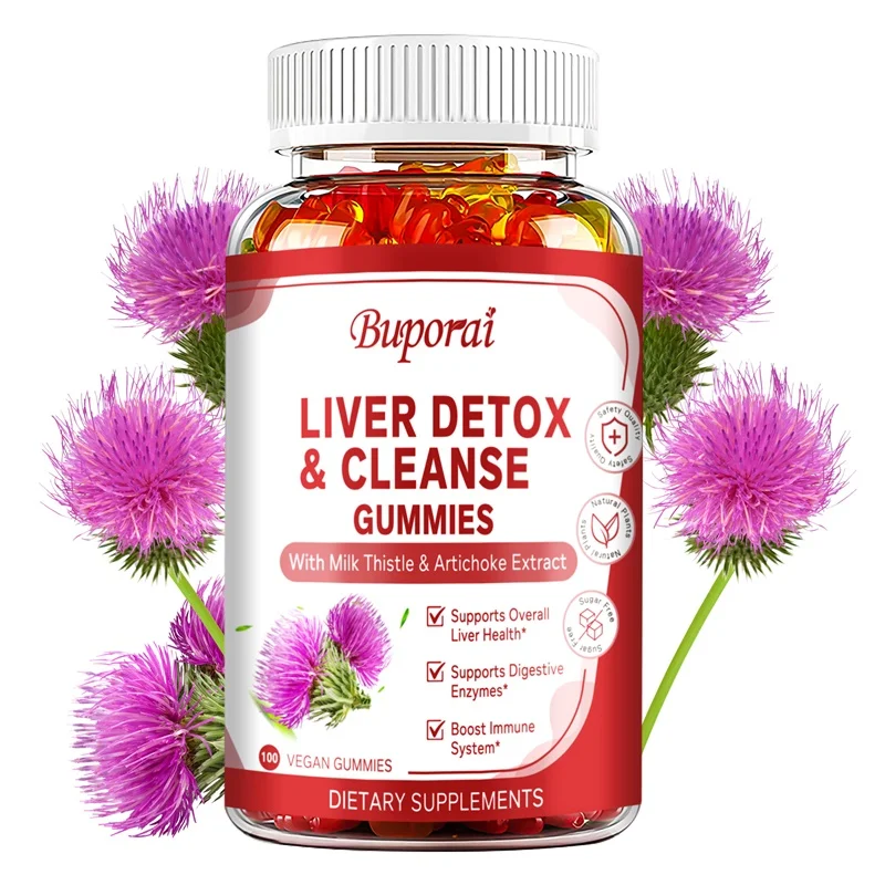 

Liver Cleanse & Detox Gummies - Supports Healthy Liver Function, Promotes Metabolism, and Provides Natural Detoxification