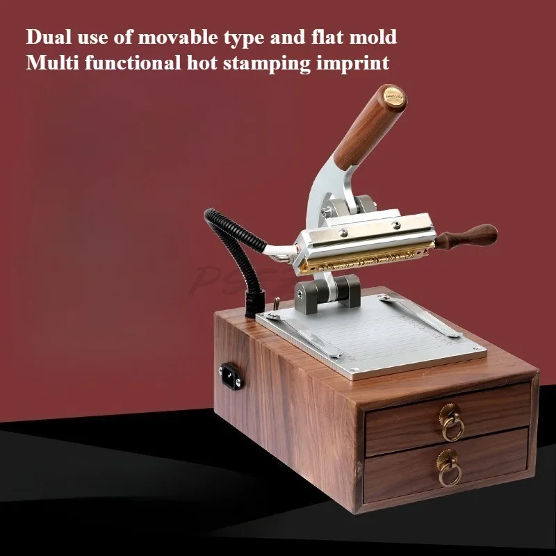 WT-90XT Box Type Hot Seal Machine Leather Goods Number Plate Wallet Typeface Multifunctional Hot Stamping Machine - Image 3