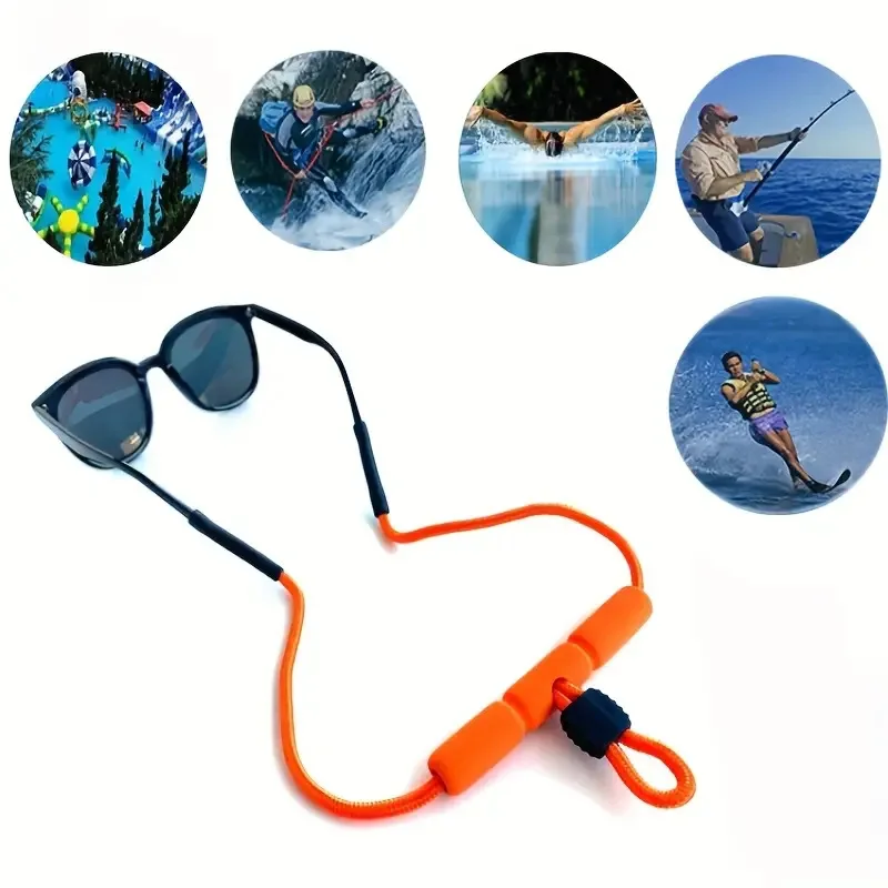 Einstellbare Tauchbrille Seil Schwimmen Anti-Rutsch-KetteWassersportbrille Schwimmendes Seil
