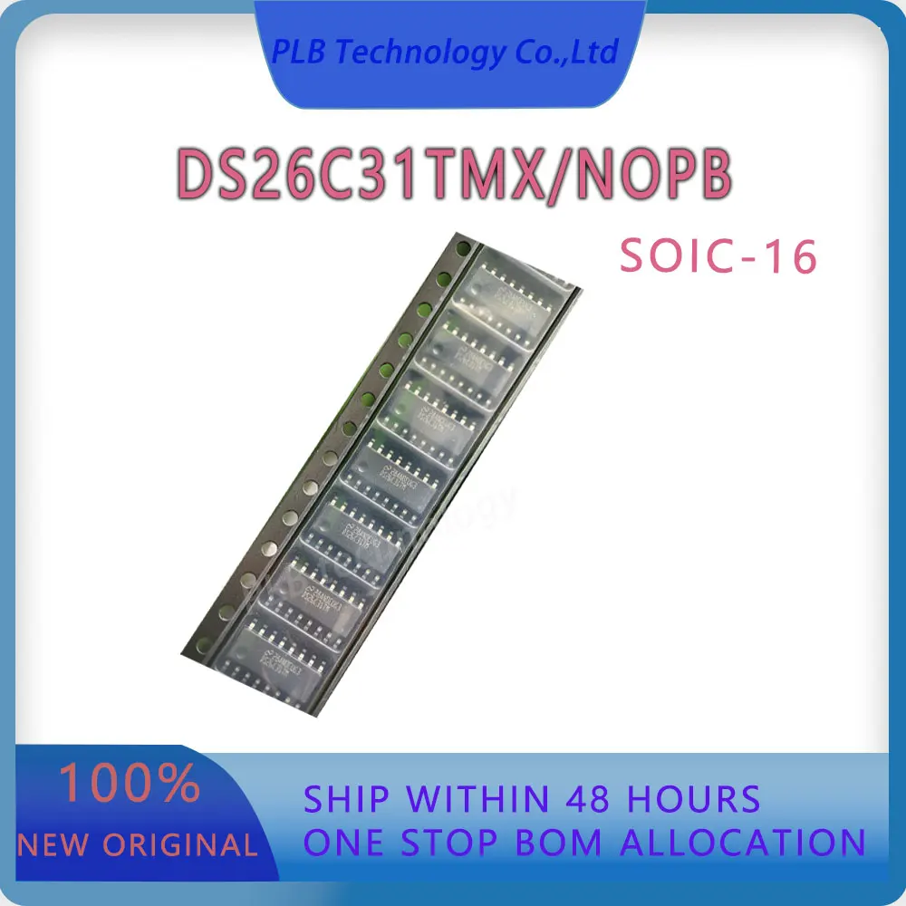 Integrated Circuit DS26C31 original DS26C31TMX Interface ICs CMOS Quad TRI-STATE Differential Line Drivers SOP16 Electronic