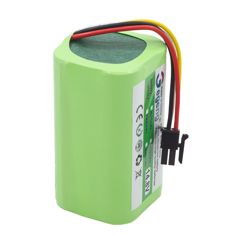Gegeng 14.8v/14.8v 4s1p 2600mah bateria aspirador de pó para midea i5 / i5 extra/i5 jovem/i9 olho robô aspirador de pó bateria