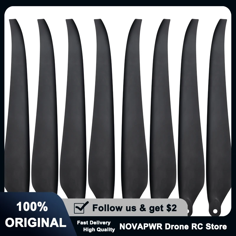 

JIMO EA-J100 Carbon Fiber Drone Blades Fits Hobbywing X13 5620 for Agricultural UAVs