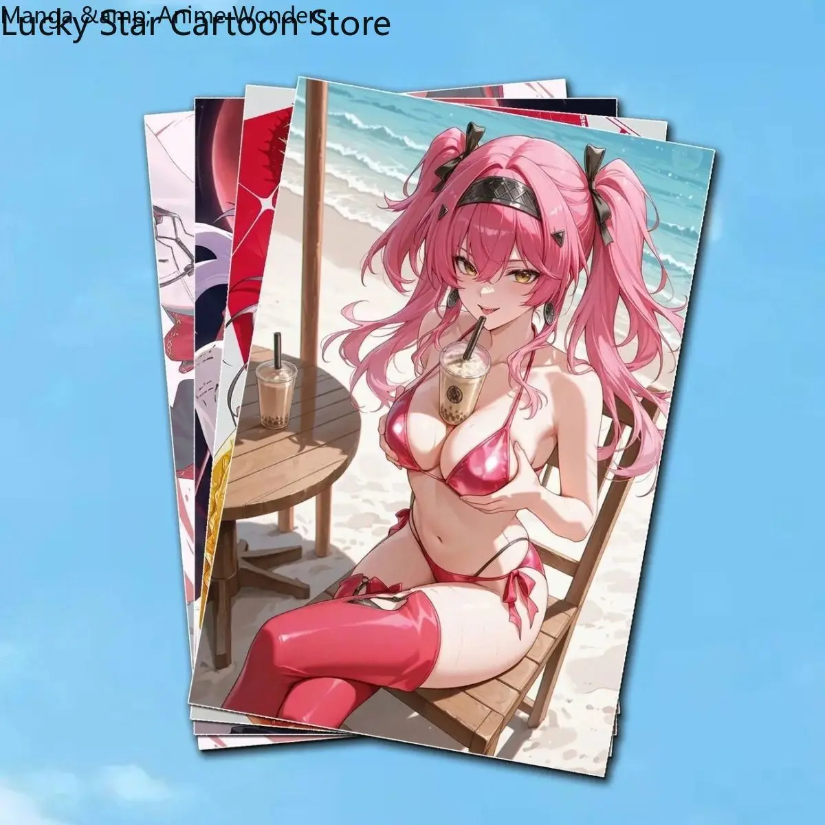 شارة ألبوم صور الملصقات بطاقة Wuthering موجات لوبا أنيمي تأثيري صور صور حامل المفاتيح زر دبابيس بروش هدية