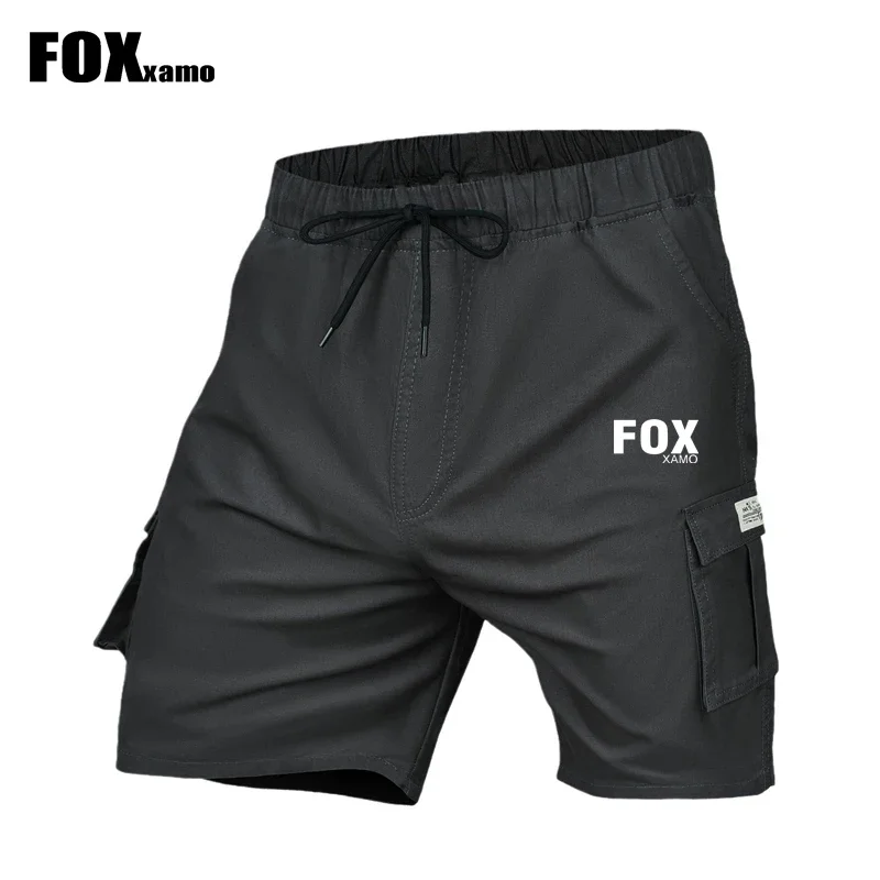 FOX Xamo Road Men's Cycling Shorts MTB Pantalon Mountain Bike Shorts Hiking Bottoms Motorcycle Cargo Bicycle Short Pants