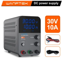 Wanptek Adjustable DC power supply 30V 10A 60V 5A 120V 3A Lab Stabilized Power Supply Voltage Regulator Switch Source 110V 220V