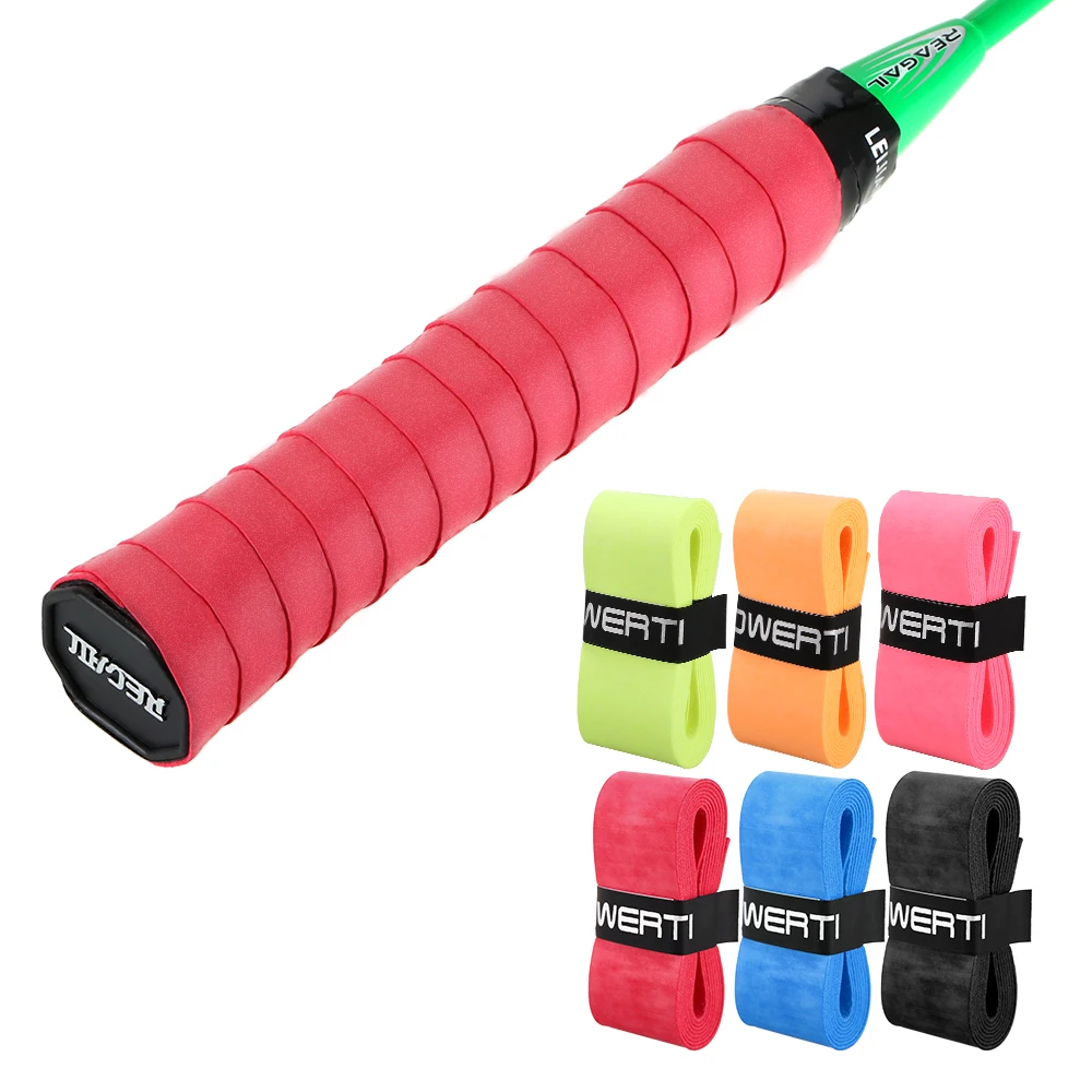 6Pcs Tennis Racket Grips Anti-skid Badminton Racquet Grips Vibration Overgrip Sweatband