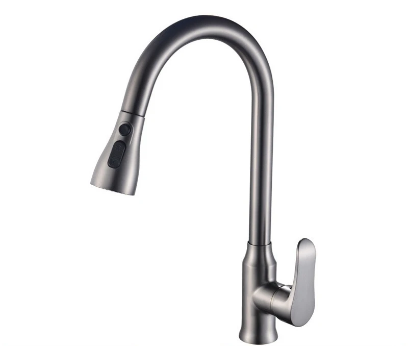 

Кухонный смеситель Gun Ash из цельной меди, универсальный, для раковины, для овощной мойки, горячей и холодной воды, бытовой, для отелей и коммерческих объектов