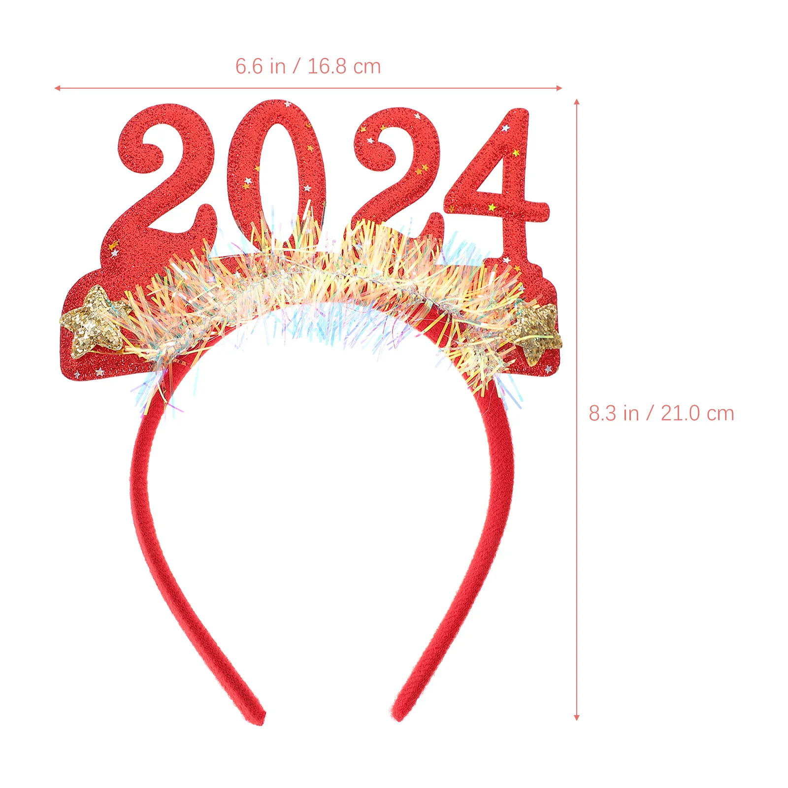 

Holiday Headbands for Women Headpiece Hair Festive Accessories Happy New Year Sequin