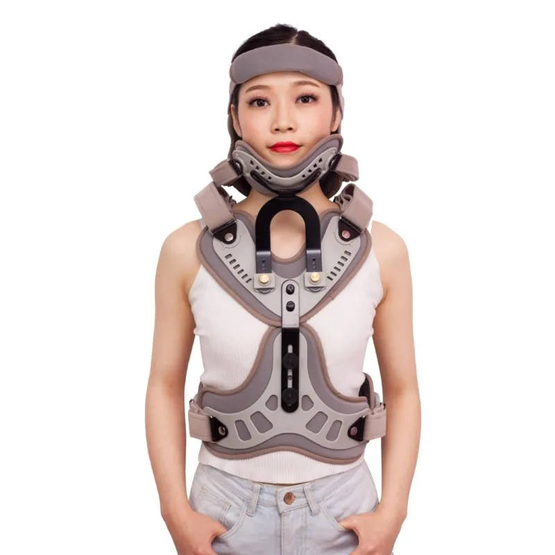 

Comfortable Lightweight Head Neck Chest Orthosis After-Surgery Fixation Rehabilitation Brace Cervical Spine Injury Support Belt