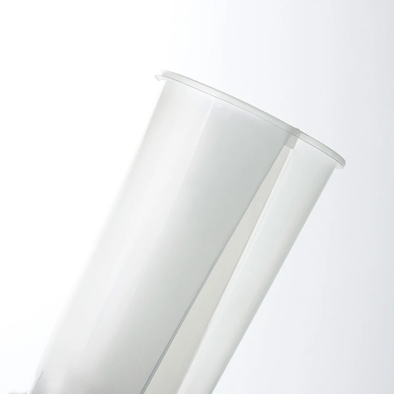 10Pcs 700ml Disposable Plastic Cups with Lids Double Grid Thicken Cup Couple Sharing Drinking Cup for Bubble Tea Boba Smoothie view 5
