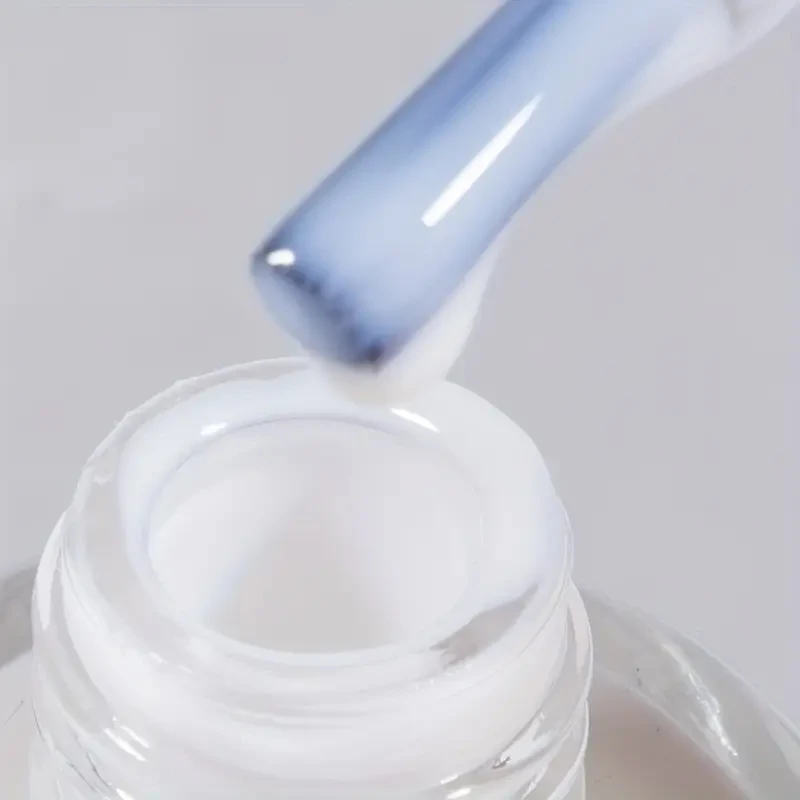 Milky White Nail Polish with Keratin Strengthener – Protects nails, provides high-gloss shine, long-lasting and quick-drying. Ai