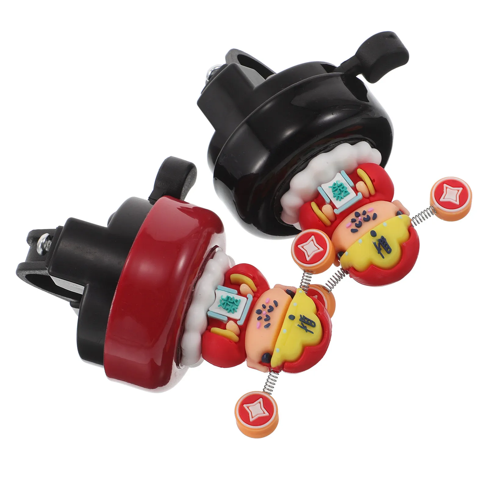 

2Pcs Kids Bicycle Bells Crisp Alert Sound Fun Cartoon Design Universal Mounting for Mountain Road Bike Cycling Accessories