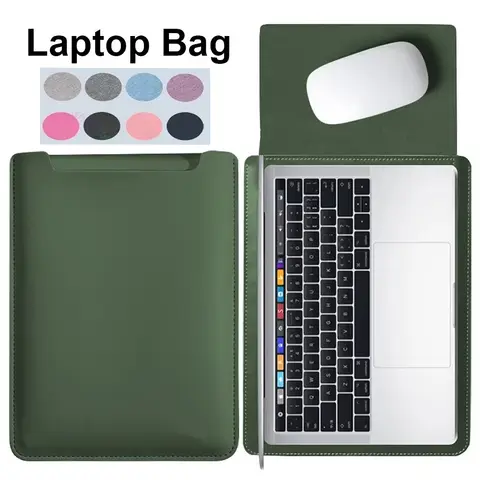 New Laptop Bag Sleeve Case Men Shoulder HandBag For Macbook Air Pro M3 15.6 16 inch ASUS Lenovo Dell Huawei Acer Xiaomi HP