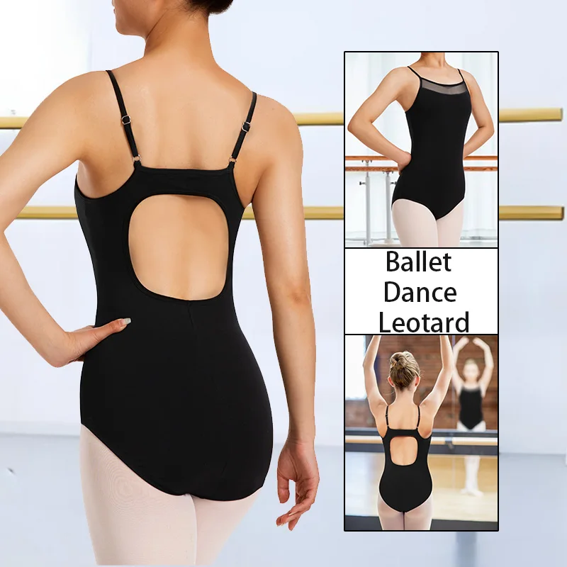 المرأة عارية بروتيل الباليه ملابس رقص الجمباز للكبار الجمباز الرقص تانك القمم مع الأشرطة قابل للتعديل وبطانة أمامية ناعمة