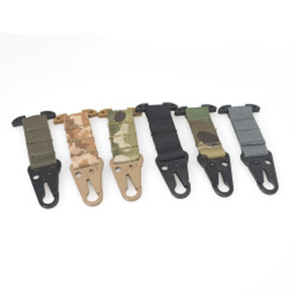 Outdoor Molle Hook Belt Hanging Buckle Keychain Clasp Vest Waist Belt MOLLE Hawk Hook