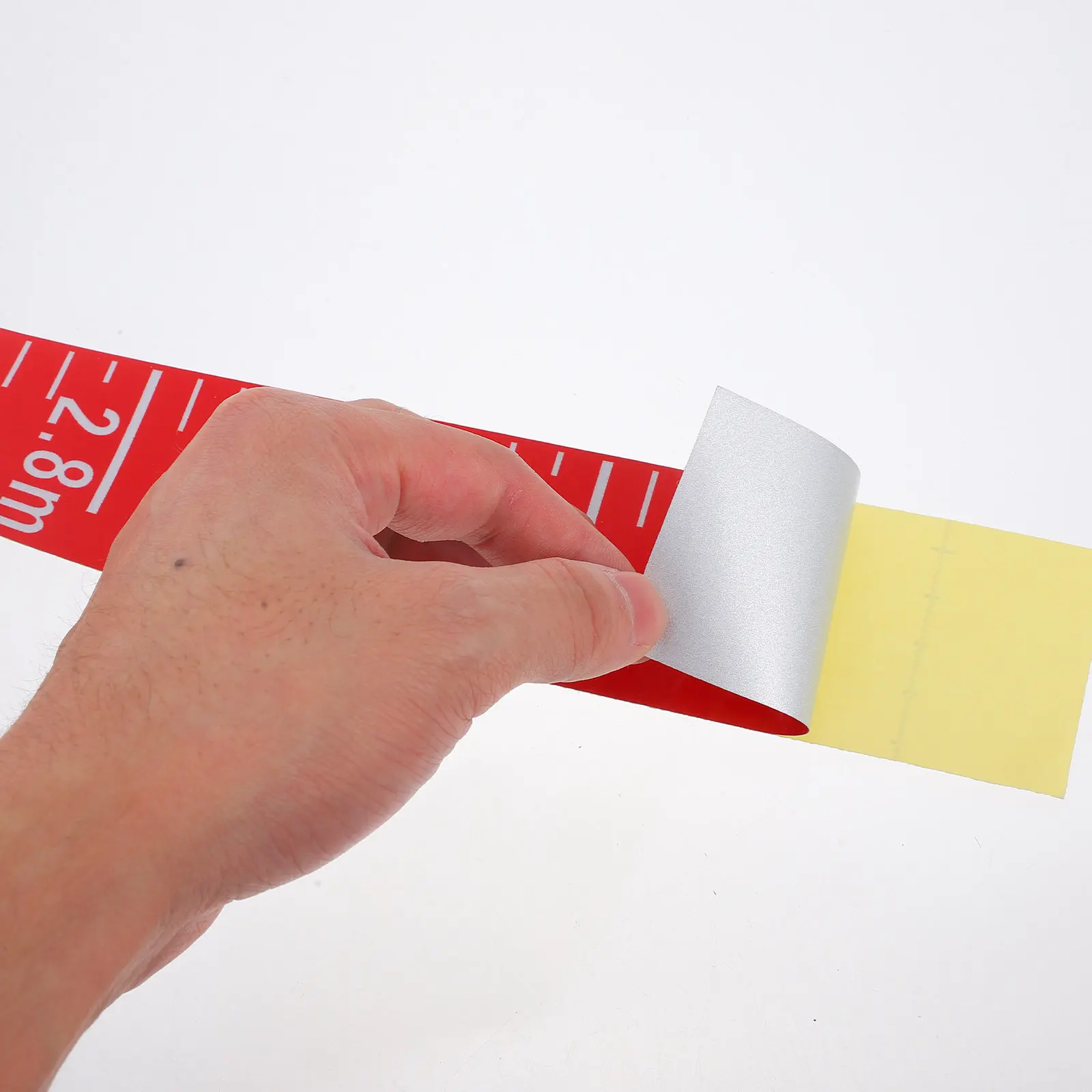 Water Level Measuring Sticker Self Adhesive Clear Scale Decal for Pool Tank Reservoir Construction Renovation Engineering Liquid