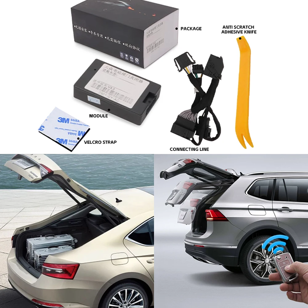 

For Volkswagen Tiguan Teramont Magotan Touran Sharan Touareg Automatic Electric Tailgate Module Key Control Auxiliary System