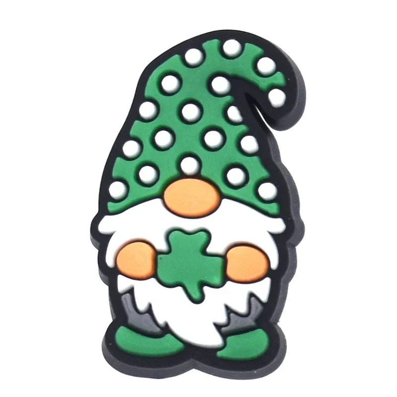Four-Leaf Clover Shoe Charms for Crocs Sandals Men Clogs Pins Women Badges Girls Jeans Kids Decorations Buckle Shoes Accessories