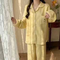 Cartoon Sanrio pudding dog women's pajamas long-sleeved trousers casual two-piece set pajamas women's winter new loungewear set