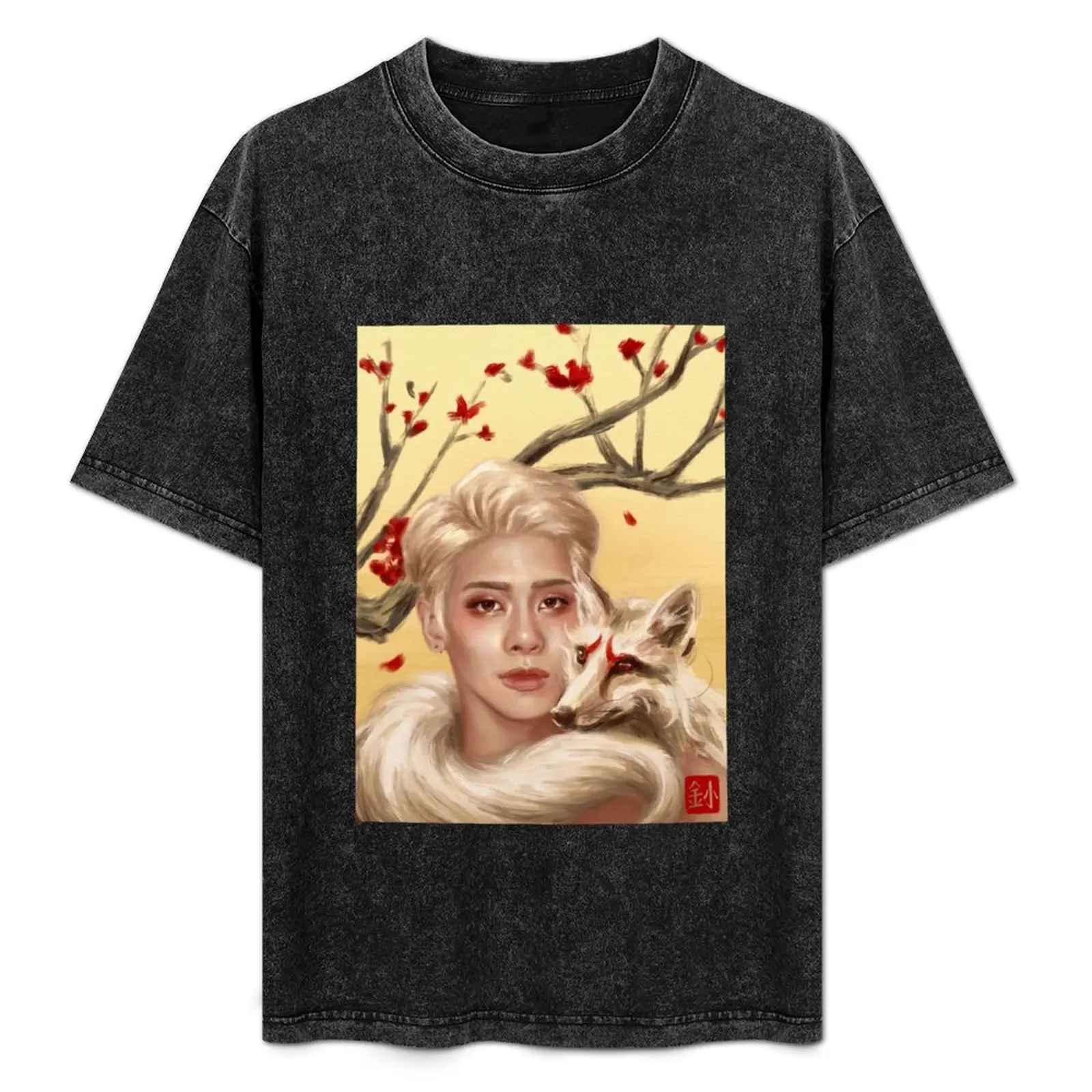 

Fox Jonghyun T-Shirt Big and Tall Crew Neck Tee