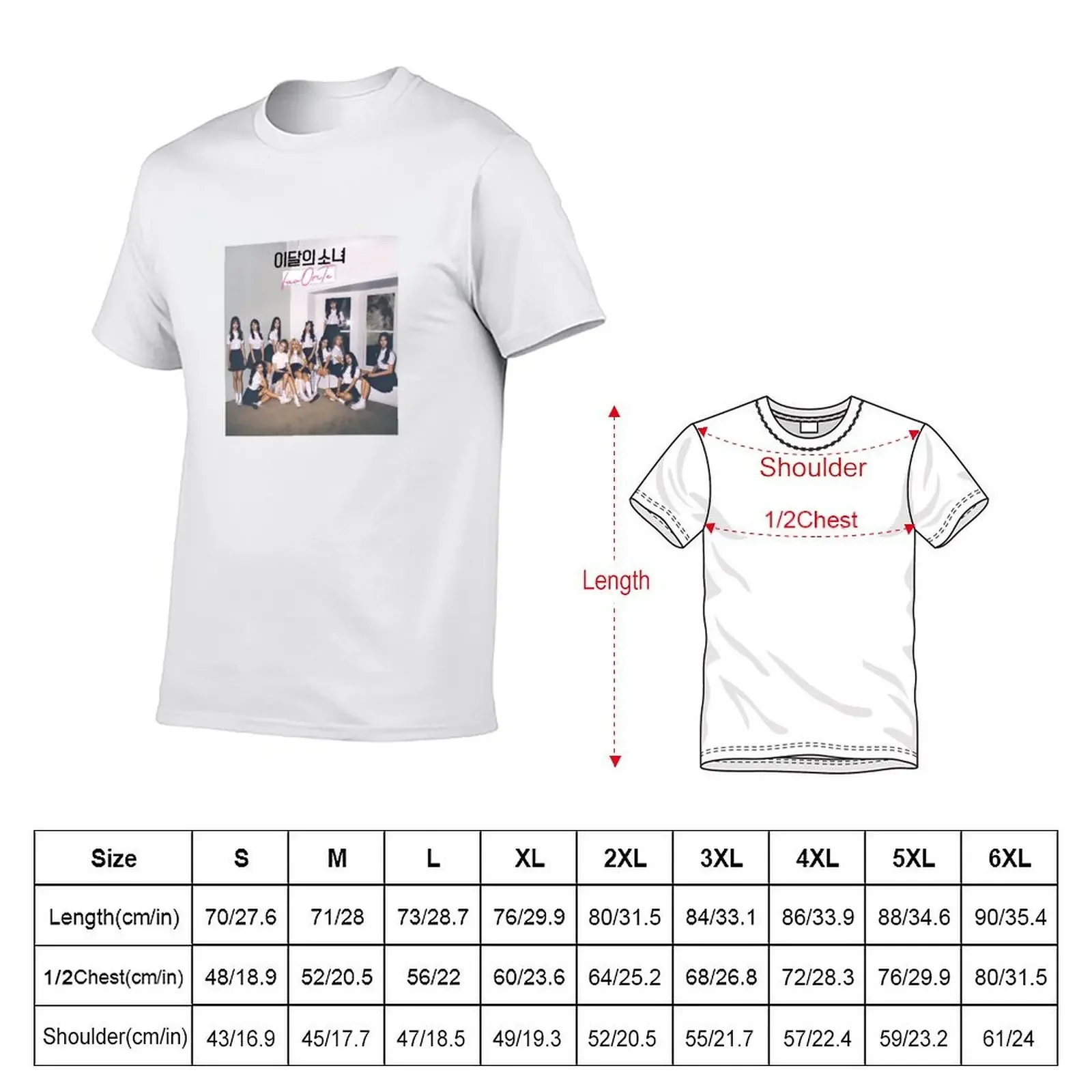 LOONA / LOOΠΔ / ??? ?? / FavOriTe Lead Single T-Shirt boys animal print baggy shirts essential t shirt T-shirt men