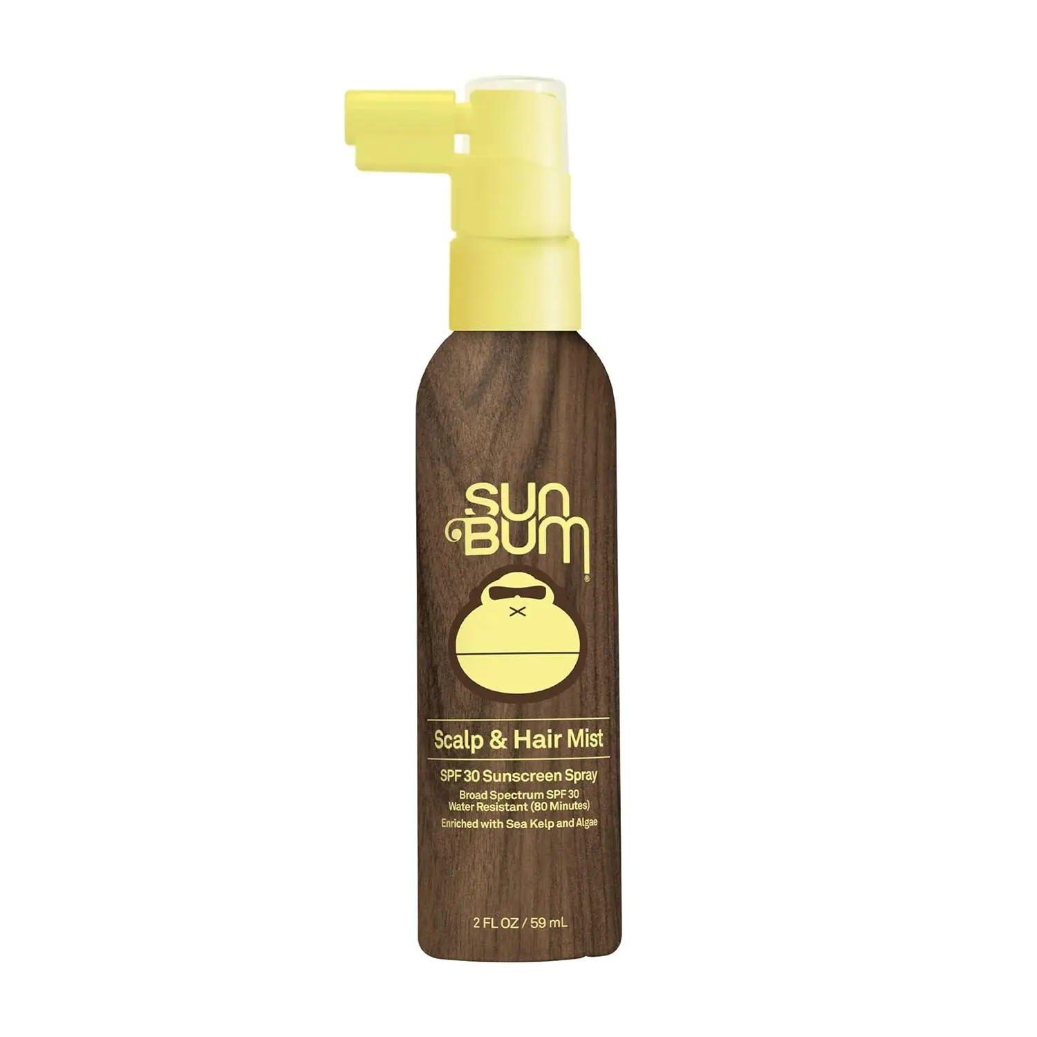 Protector Solar para Cuero Cabelludo y Cabello con FPS 30 - Vegano, Protección de Amplio Espectro UVA/UVB con Vitamina E, Cumple con las Normas de Hawái, Spray de 2 oz