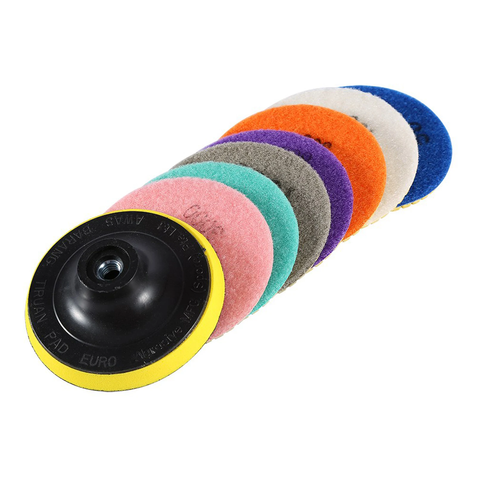 

Disc Polishing Disc Polishing Pads One Set Wet Dry Polishing Pads Disc for Granite Marble Concrete Stone 4 Inch