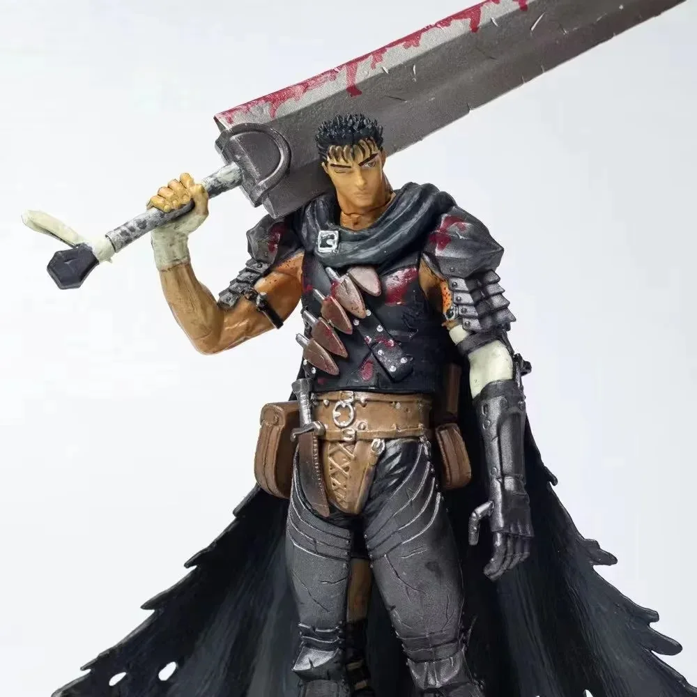 Berserk Guts Black Swordsman SH figura de acción de PVC, modelo de Guts, juguetes de colección, muñeca para niños, regalo