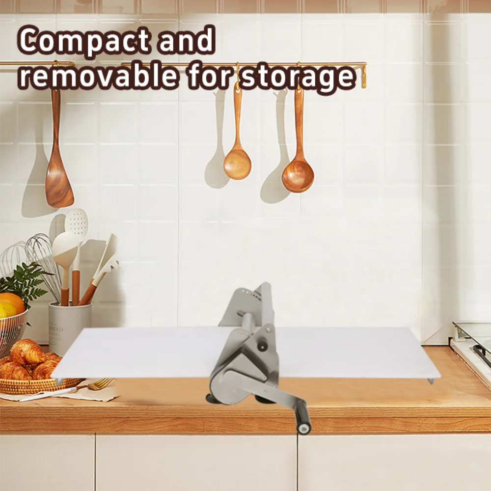 셰프 프로센셜 상업용 가정용 3060 수동 피자 크루아상 페이스트리 반죽 시터 롤러 기계 제빵 장비