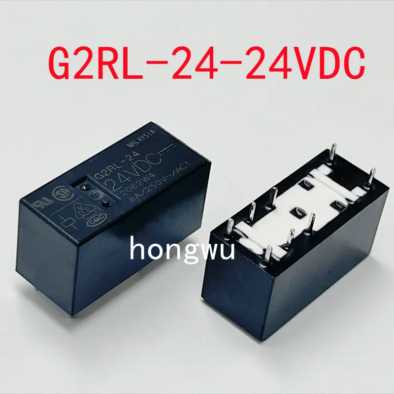 

100% Original New 2PCS G2RL-24-24VDC relay 8A 8pins