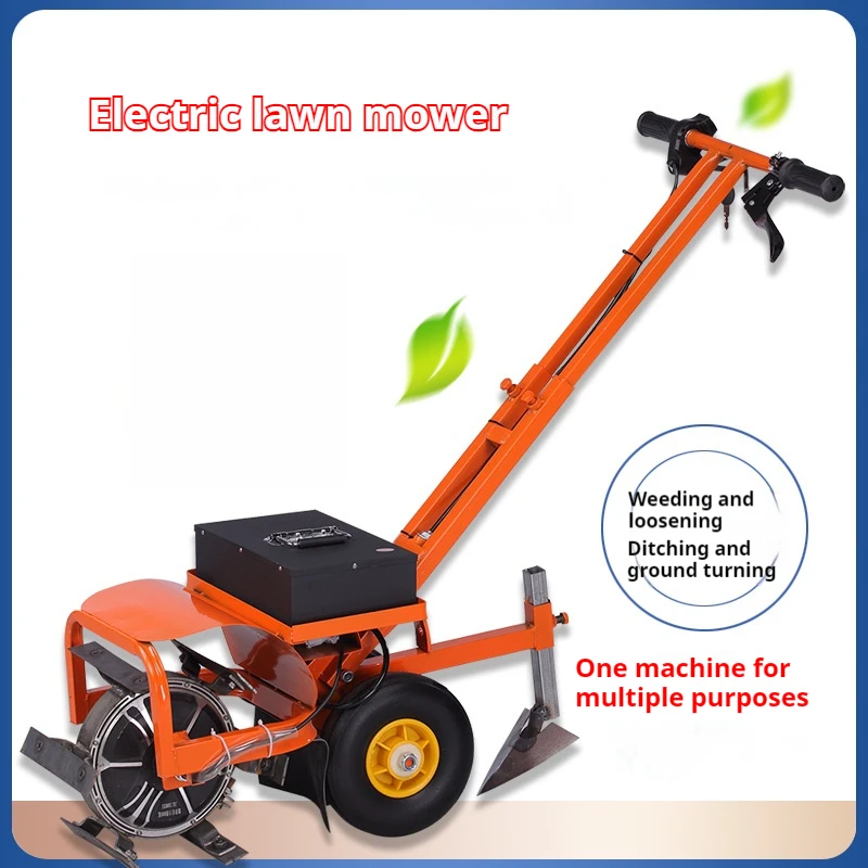 

Electric Weeding Machine Lawn Mower With Ditching Soil Loosening Plowing And Soil Turning Function