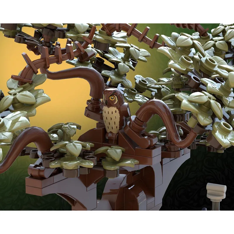 نموذج القلعة Moc اللبنات وحدات الفرسان والقطط في نموذج الطوب المستنقع لتقوم بها بنفسك تجميع لعبة البناء هدايا العيد