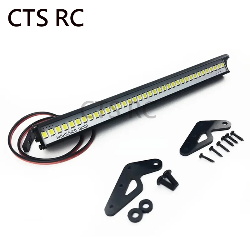 RC Mobil Universal 54Mm 12LED Lampu Depan Bumper Lampu Atap untuk 1/10 RC Crawler Axial Capra SCX10 II 90046 RGT EX86100 TRX6 TR